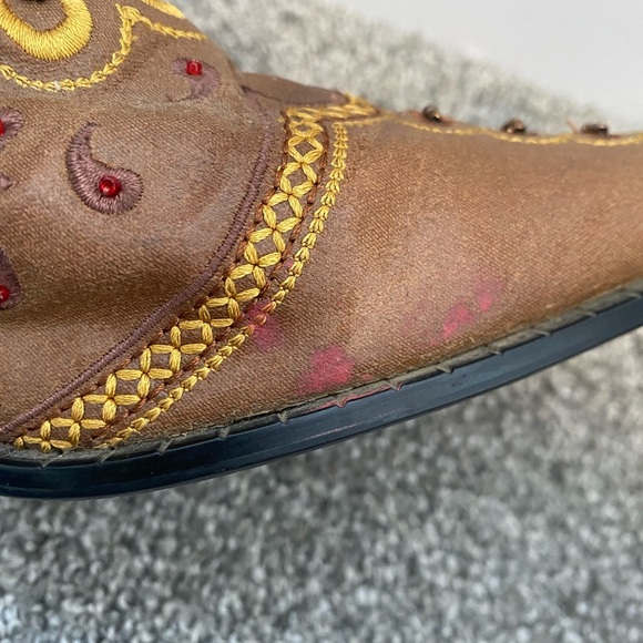 Beaded Rockstar Festival Concert Cowgirl Cowboy Western Tall Boots Size‎ 6.5 - Picture 11 of 11